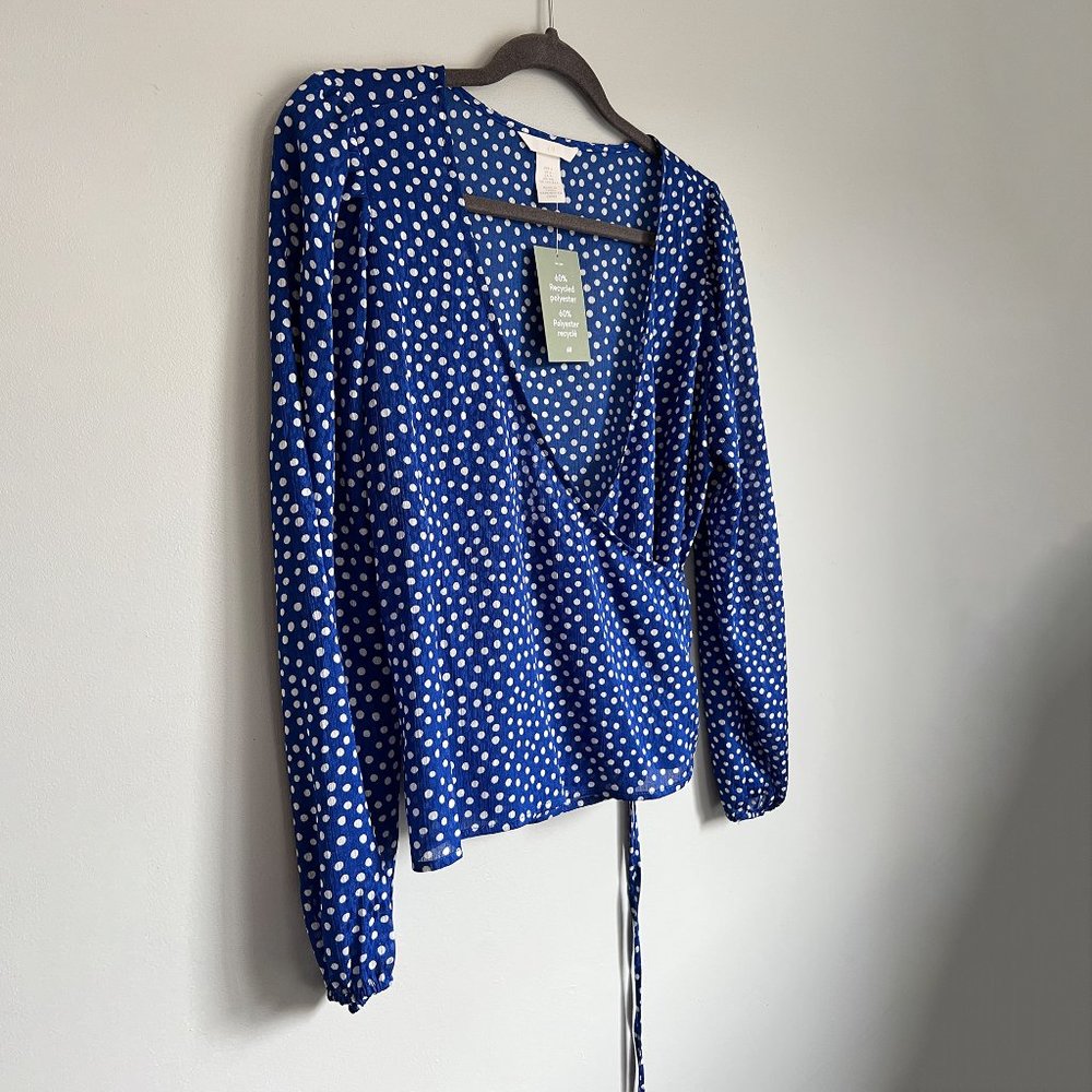 NWT H&M Wrap Top